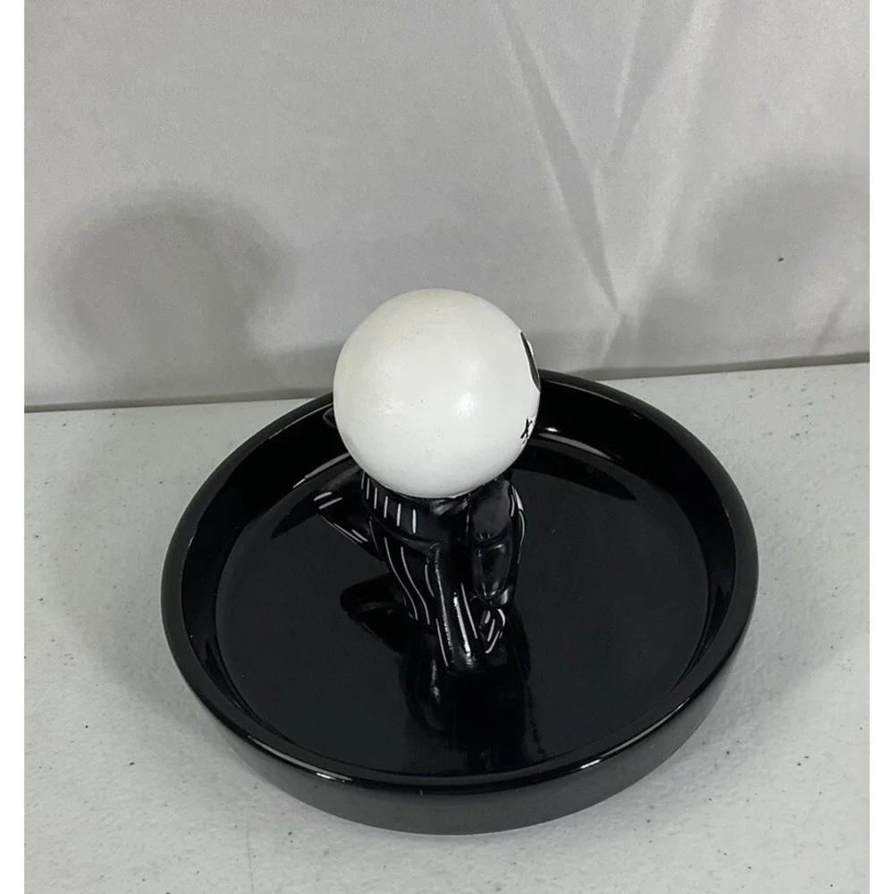 Disney The Nightmare Before Christmas King Jack Resin Trinket Ring Jewelry Tray